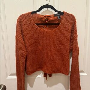 Forever 21 Rust Knit Sweater